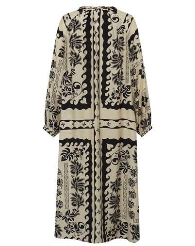 Gossia - MagnyGO Kjole - Black Creme Print